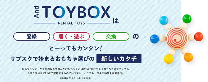 おもちゃサブスクAndTOYBOXって実際どう口コミ・評判まとめ